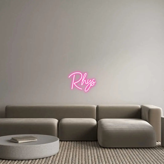 Custom Design: Rhys - Neon Lanes