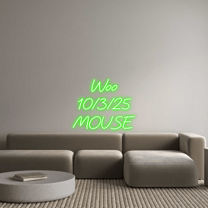 Custom Design: Woo 10/3/25 MOU... - Neon Lanes