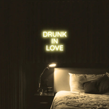 Drunk in Love LED Neon Light Sign - Neon Lanes