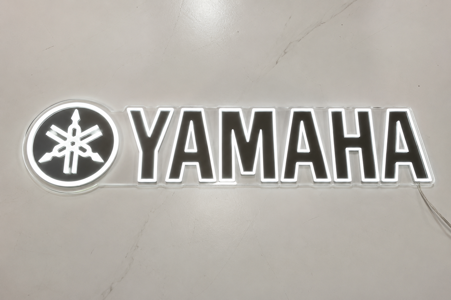 Yamaha (Black) LED Neon Sign