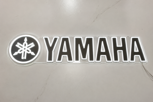 Yamaha (Black) LED Neon Sign